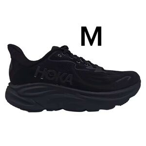 Hoka one one Clifton 10 MEN All-Black Athletic Sneakers soft for long day ues